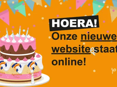 Hoera, we hebben een nieuwe website!